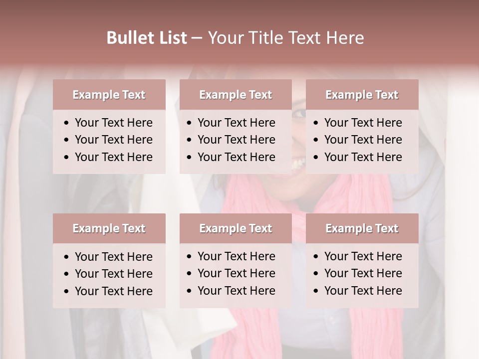 Adult Smile Cheerful PowerPoint Template