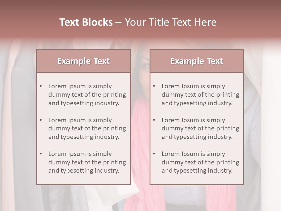 Adult Smile Cheerful PowerPoint Template