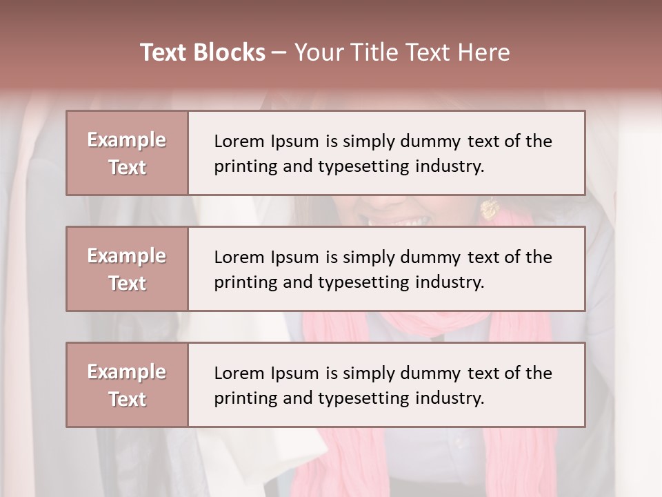 Adult Smile Cheerful PowerPoint Template