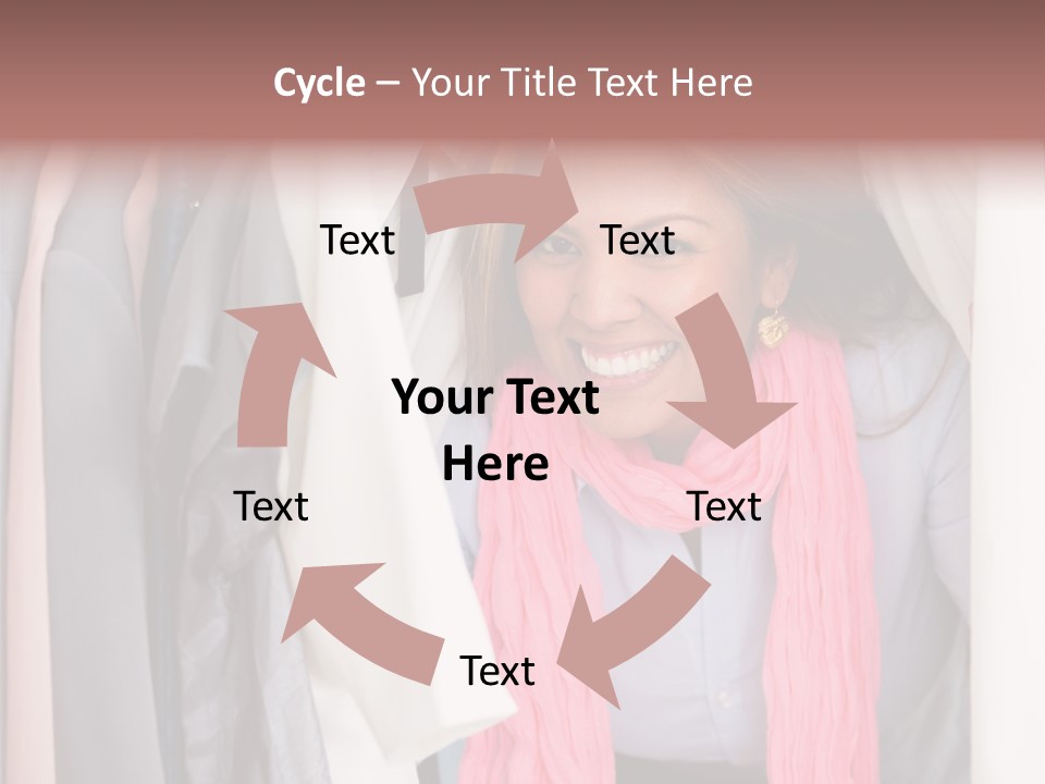 Adult Smile Cheerful PowerPoint Template