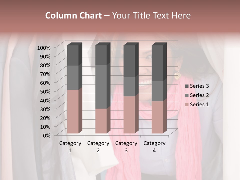 Adult Smile Cheerful PowerPoint Template