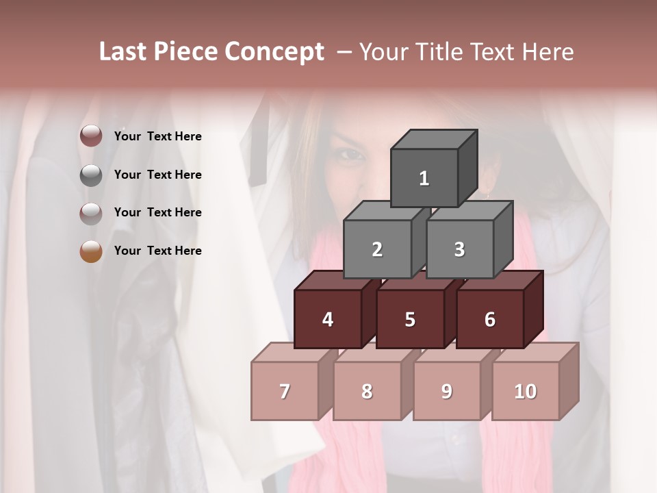 Adult Smile Cheerful PowerPoint Template