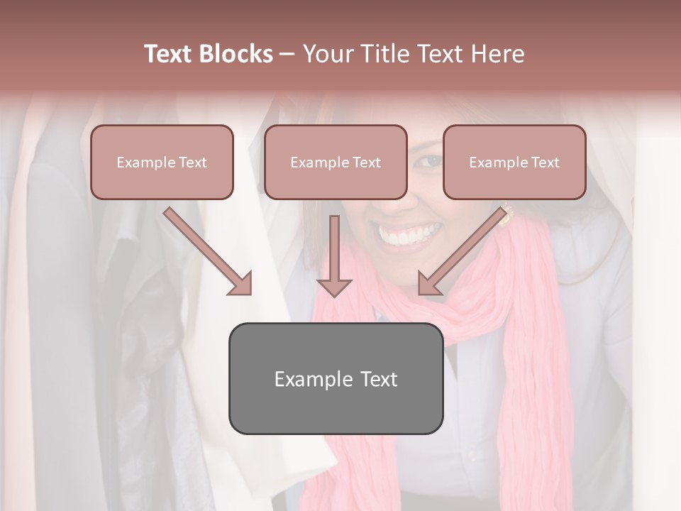 Adult Smile Cheerful PowerPoint Template
