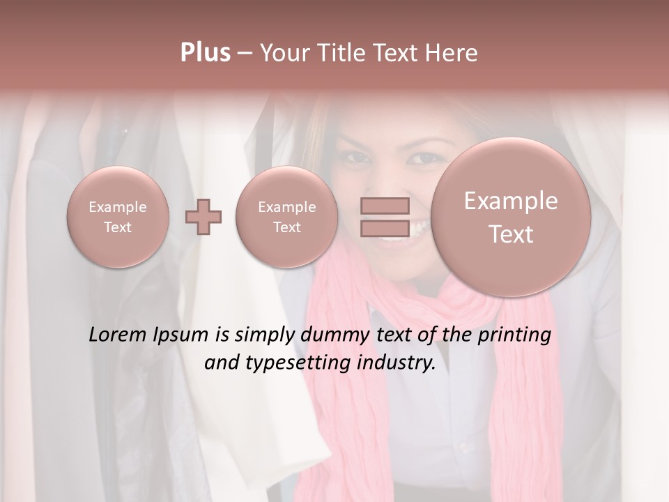 Adult Smile Cheerful PowerPoint Template