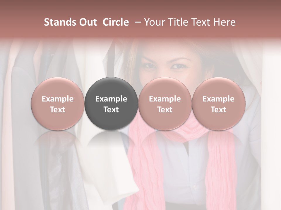 Adult Smile Cheerful PowerPoint Template