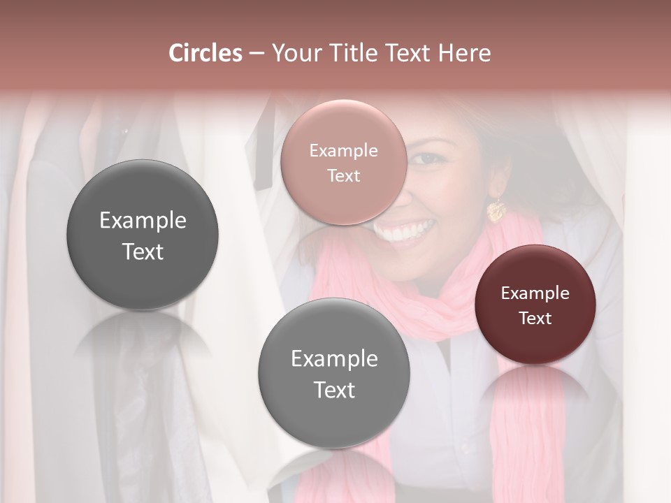 Adult Smile Cheerful PowerPoint Template