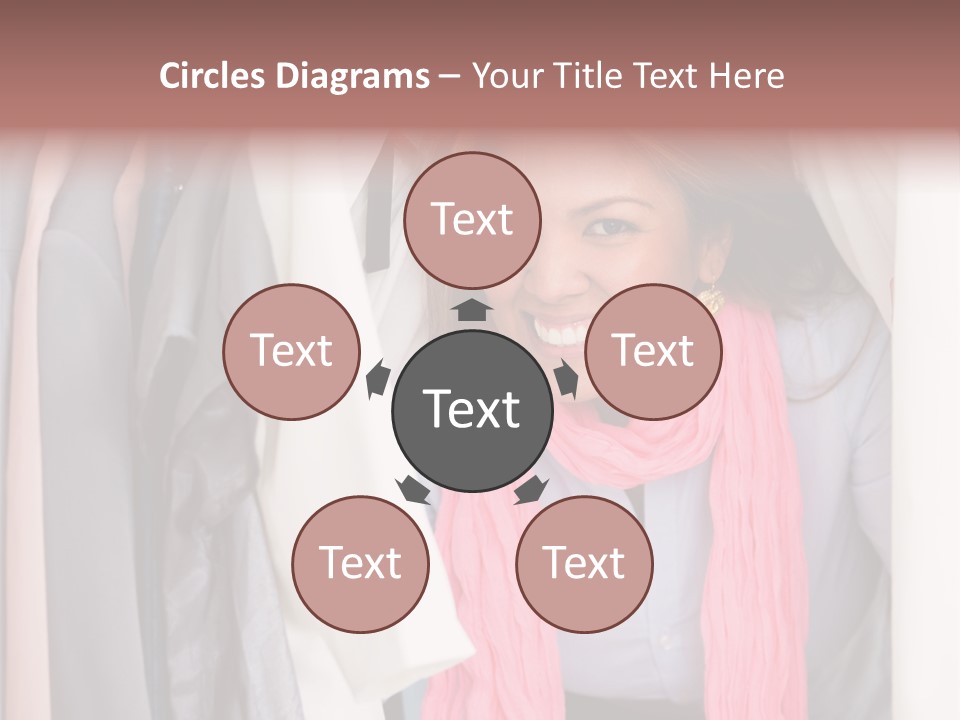 Adult Smile Cheerful PowerPoint Template