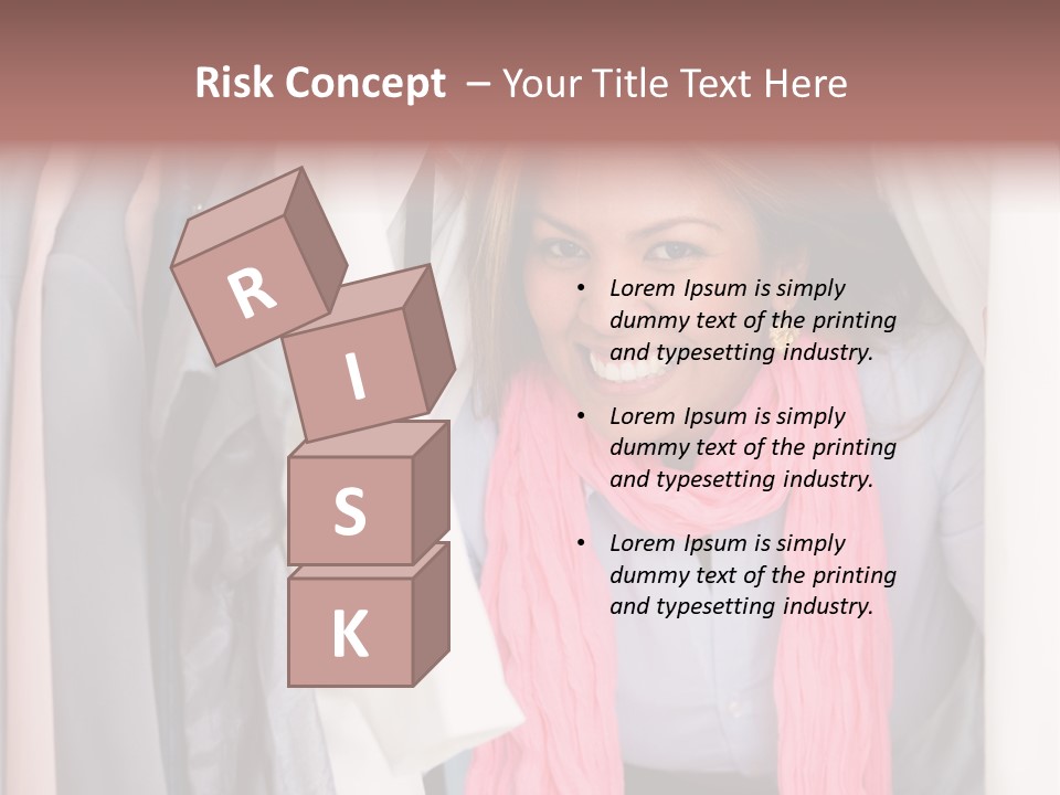 Adult Smile Cheerful PowerPoint Template