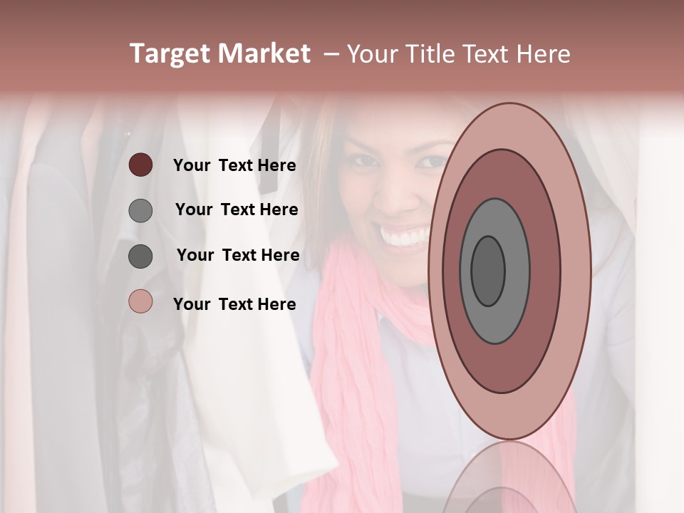 Adult Smile Cheerful PowerPoint Template