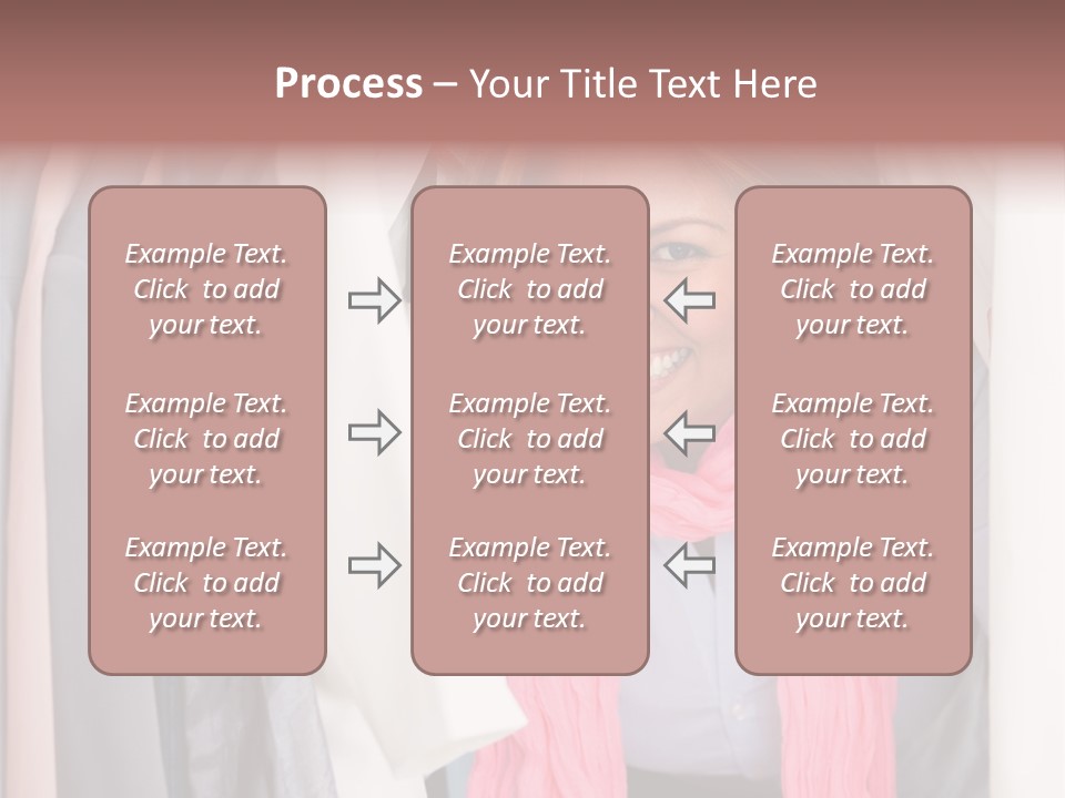 Adult Smile Cheerful PowerPoint Template