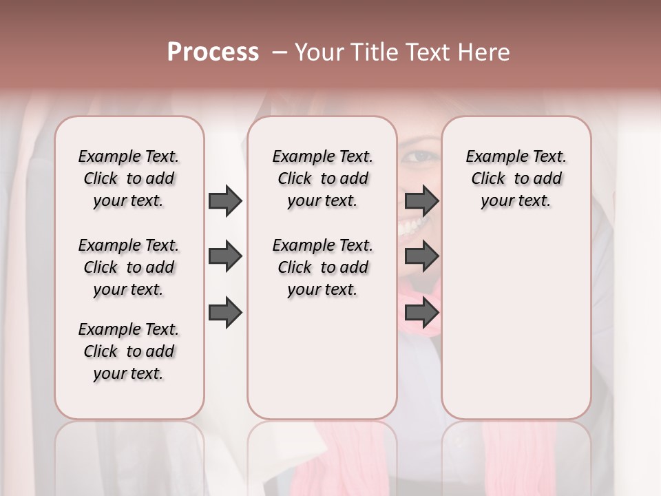 Adult Smile Cheerful PowerPoint Template