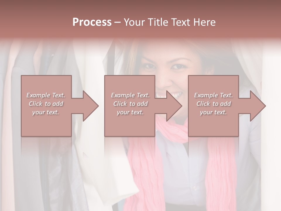 Adult Smile Cheerful PowerPoint Template