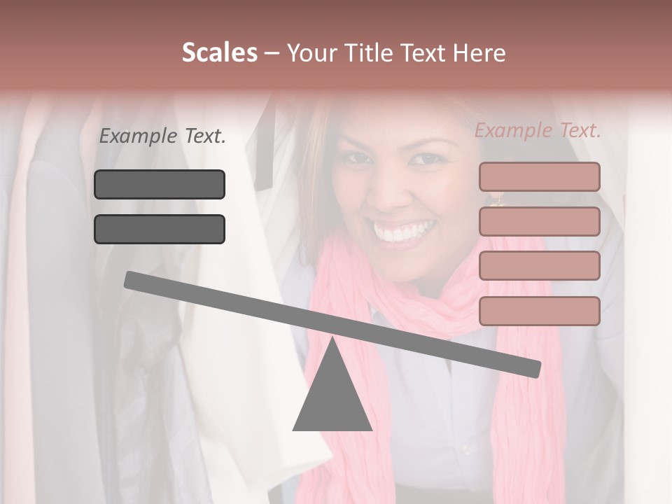 Adult Smile Cheerful PowerPoint Template