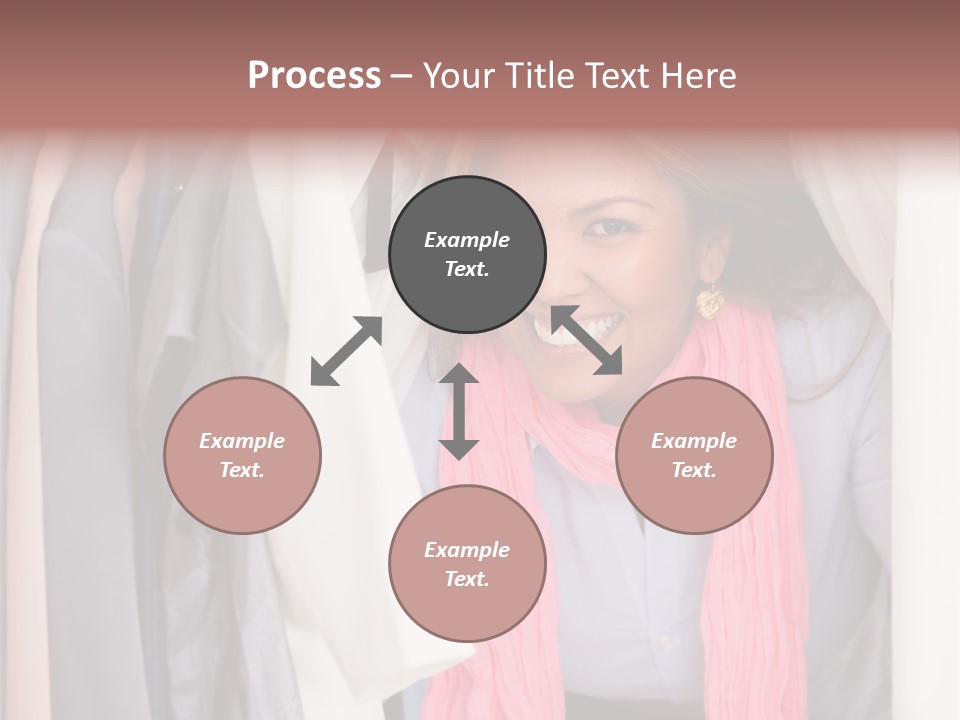 Adult Smile Cheerful PowerPoint Template