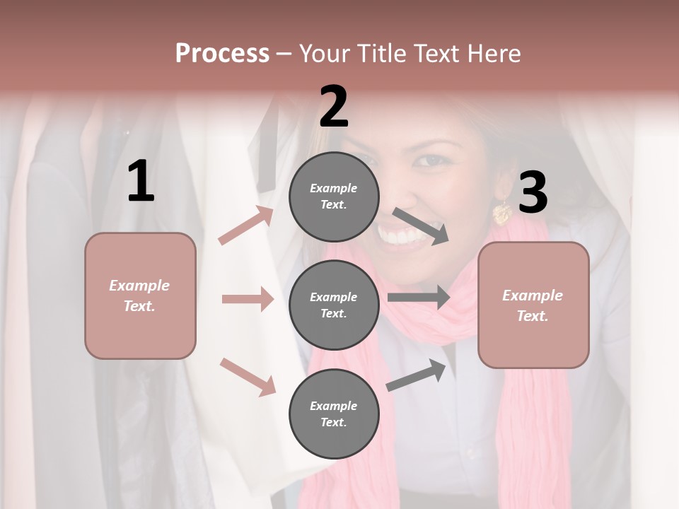 Adult Smile Cheerful PowerPoint Template