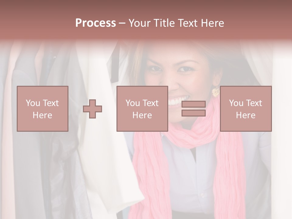 Adult Smile Cheerful PowerPoint Template