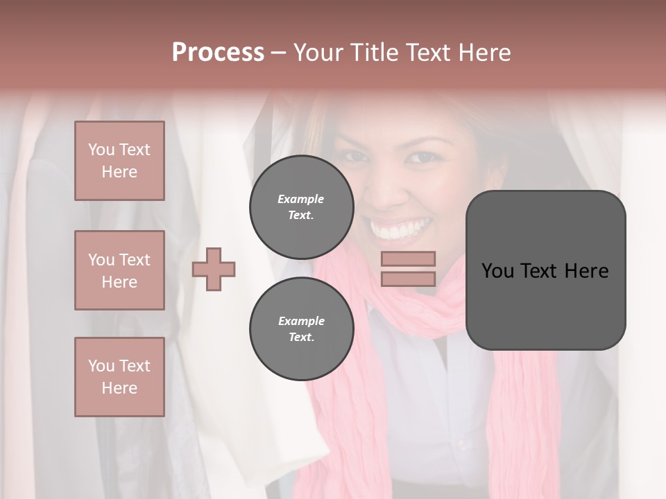 Adult Smile Cheerful PowerPoint Template