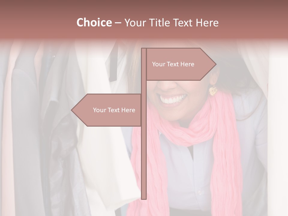 Adult Smile Cheerful PowerPoint Template