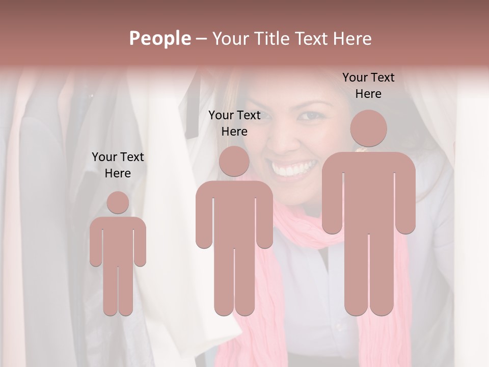 Adult Smile Cheerful PowerPoint Template