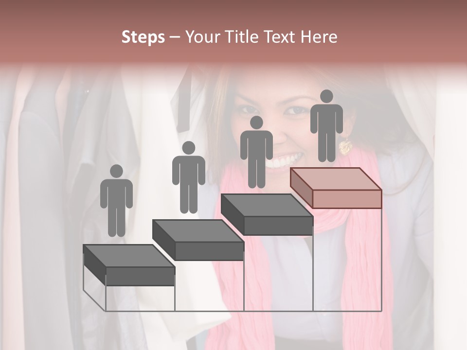 Adult Smile Cheerful PowerPoint Template