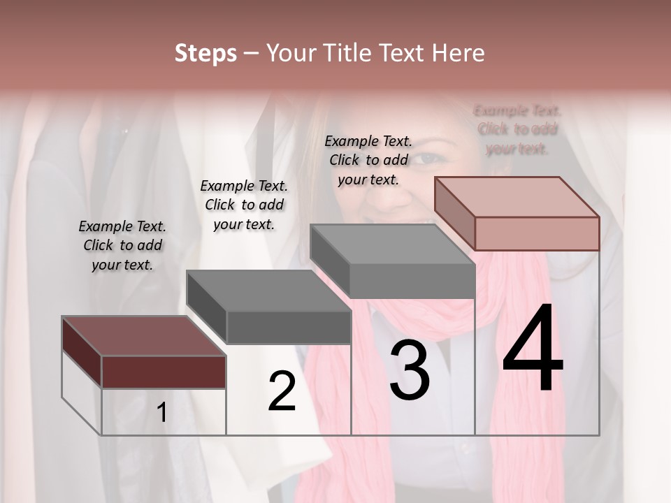 Adult Smile Cheerful PowerPoint Template