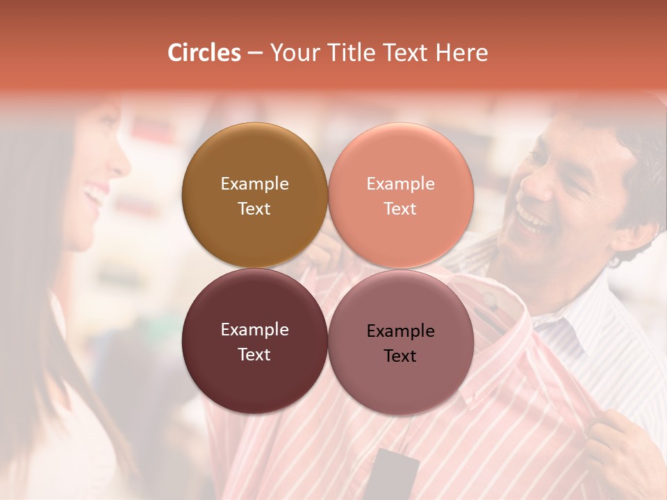 Husband Try Shopper PowerPoint Template