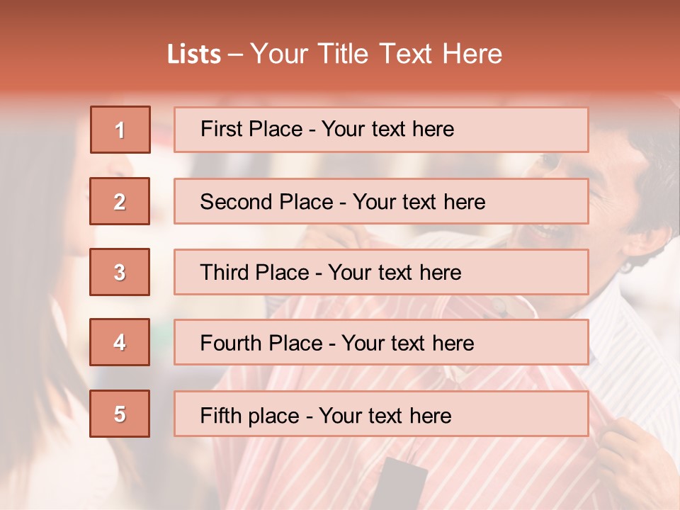 Husband Try Shopper PowerPoint Template