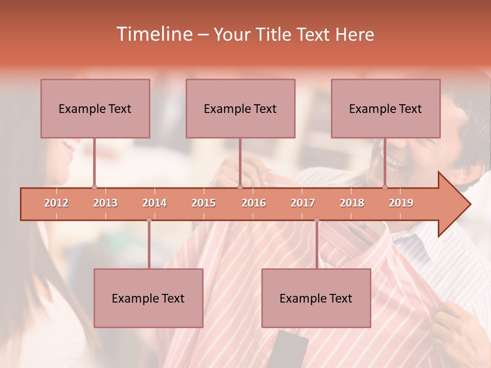 Husband Try Shopper PowerPoint Template