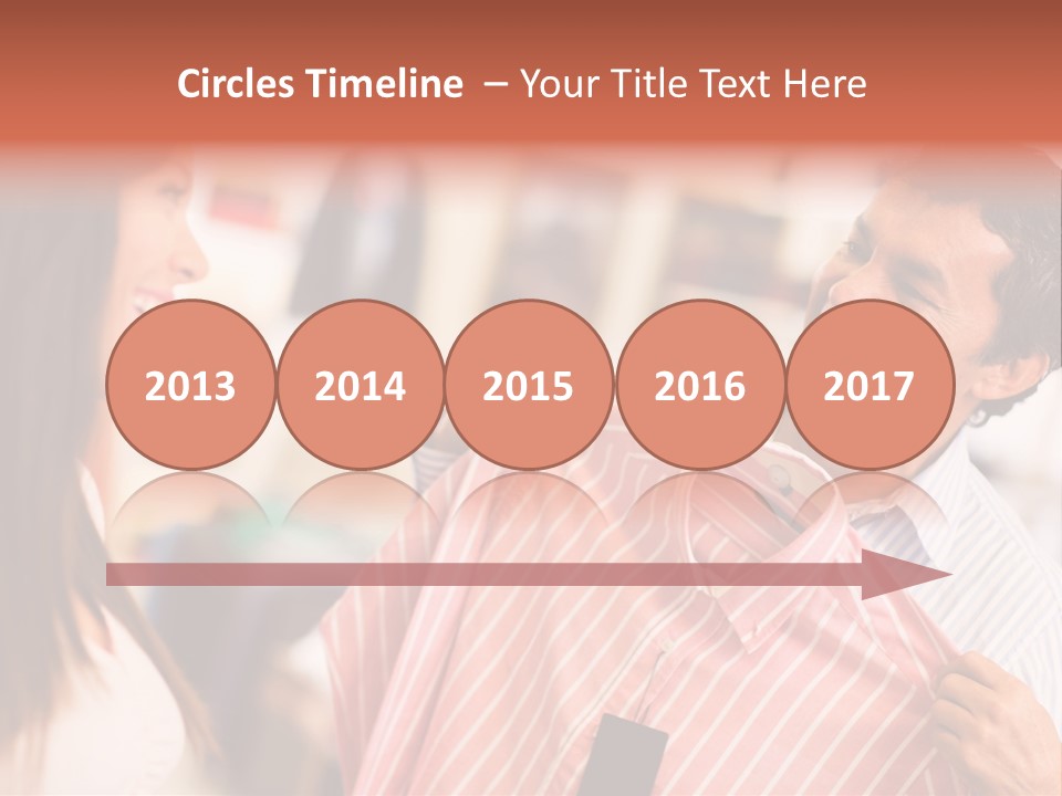 Husband Try Shopper PowerPoint Template