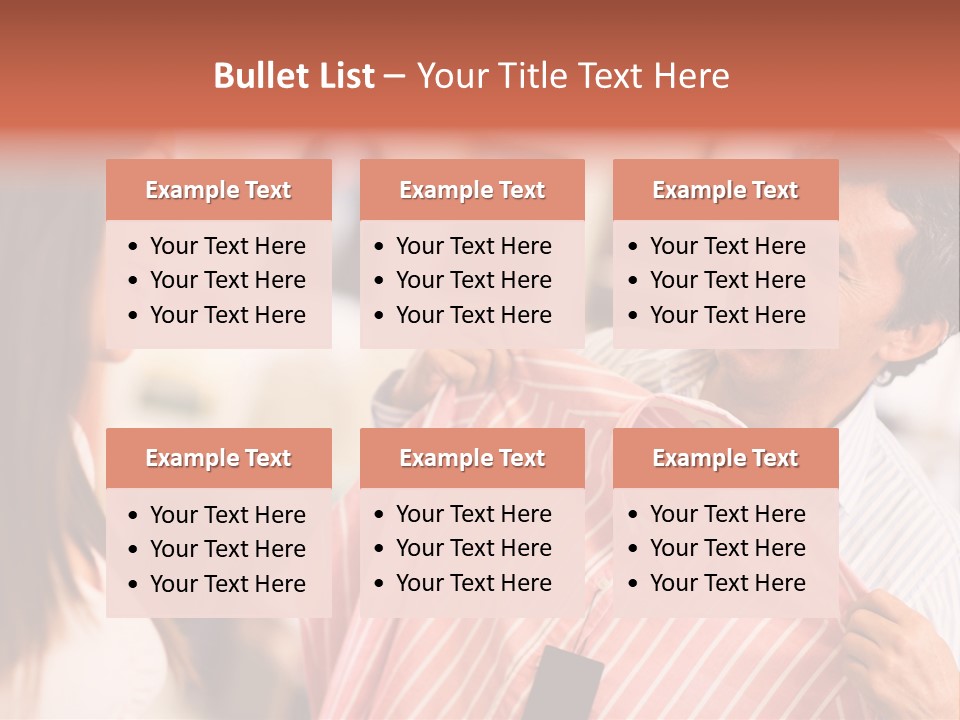 Husband Try Shopper PowerPoint Template