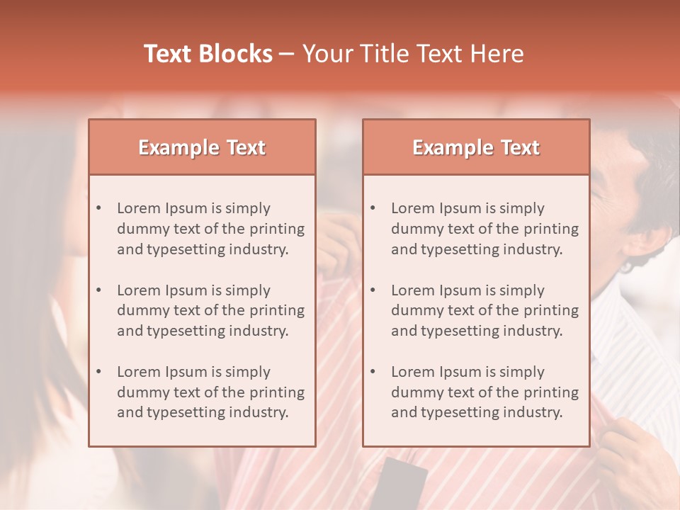 Husband Try Shopper PowerPoint Template