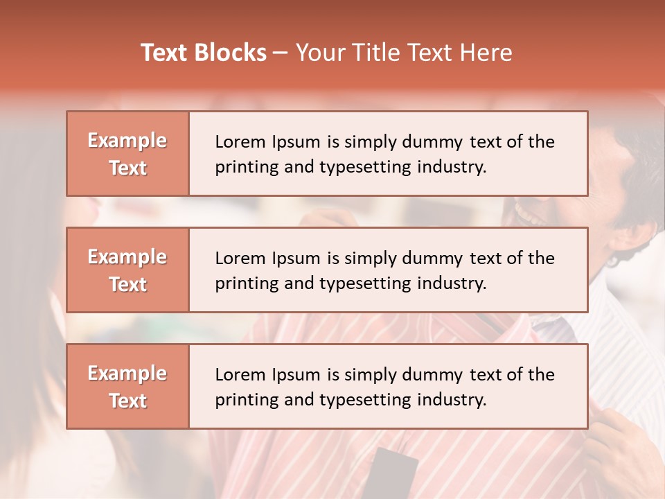 Husband Try Shopper PowerPoint Template