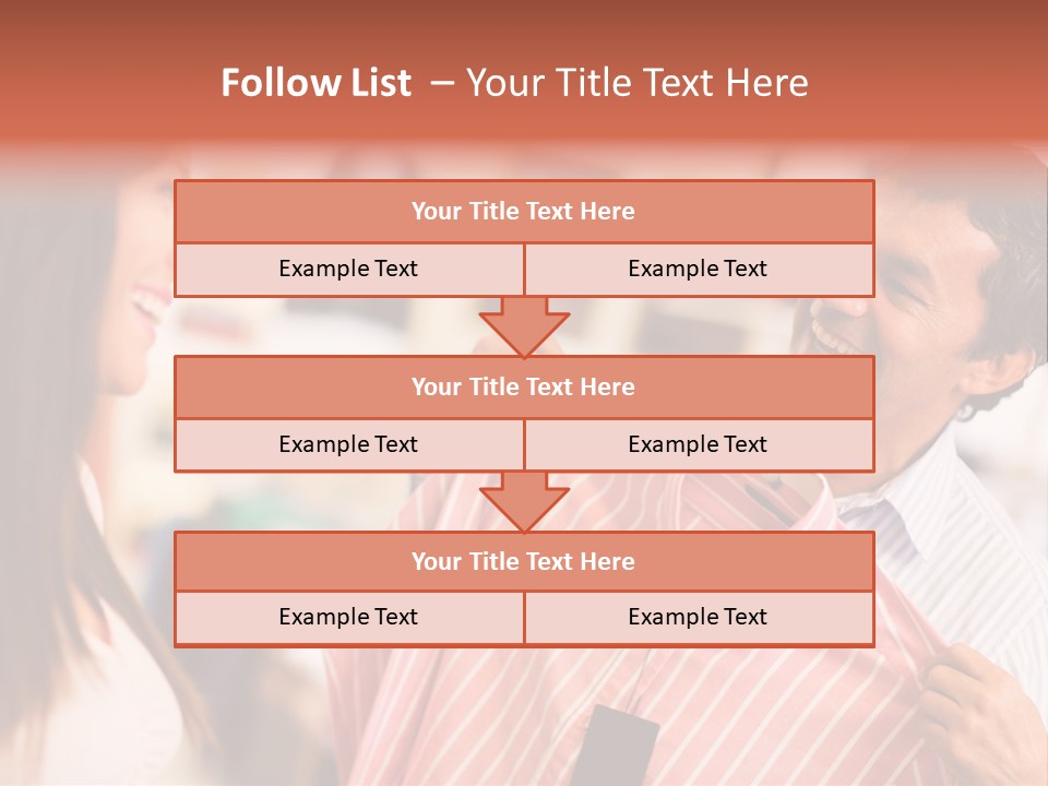 Husband Try Shopper PowerPoint Template