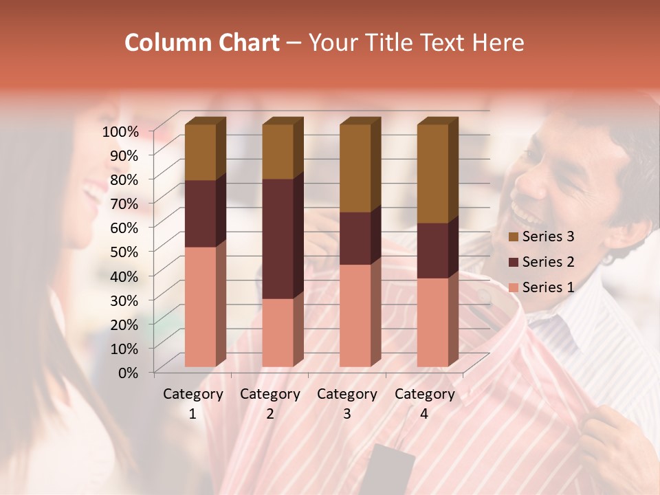 Husband Try Shopper PowerPoint Template