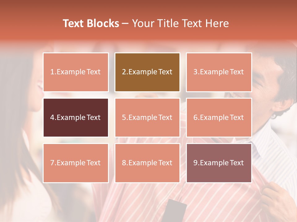Husband Try Shopper PowerPoint Template