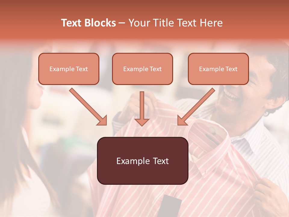 Husband Try Shopper PowerPoint Template