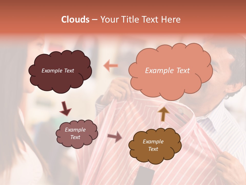 Husband Try Shopper PowerPoint Template