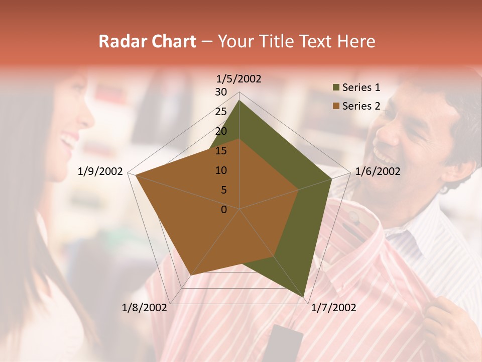 Husband Try Shopper PowerPoint Template