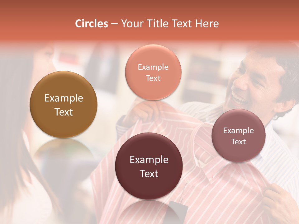 Husband Try Shopper PowerPoint Template