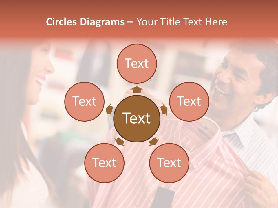 Husband Try Shopper PowerPoint Template