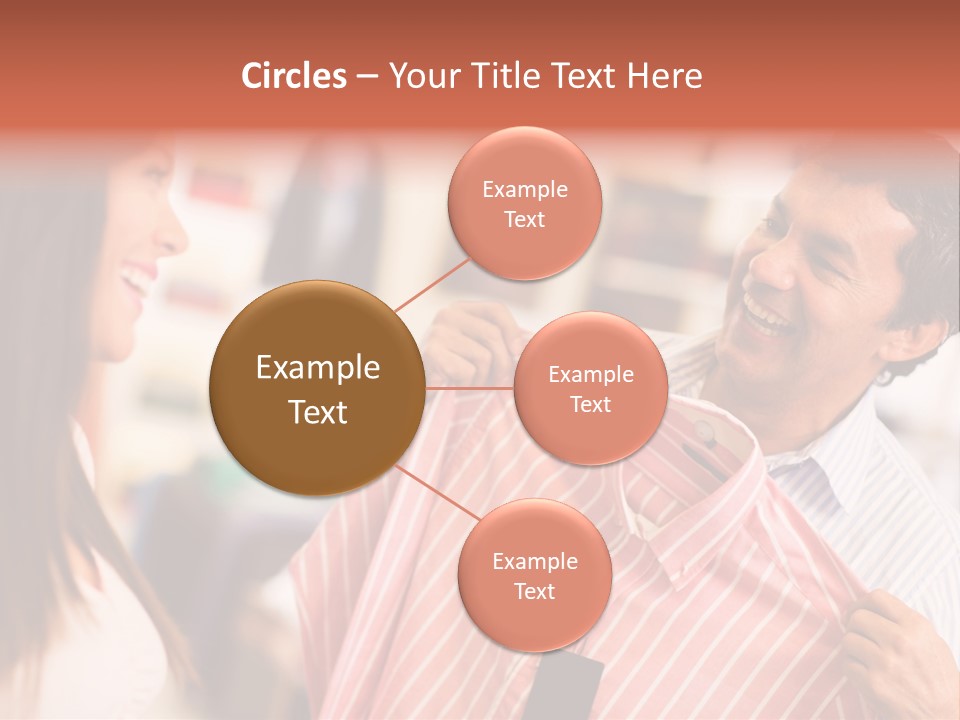 Husband Try Shopper PowerPoint Template