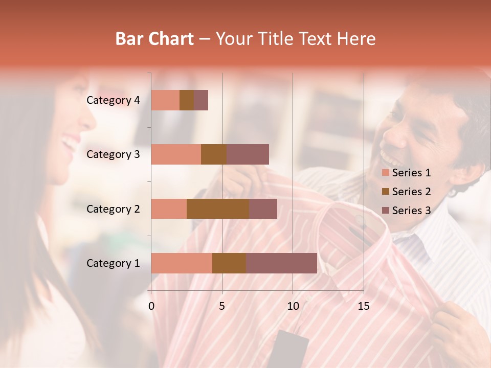Husband Try Shopper PowerPoint Template