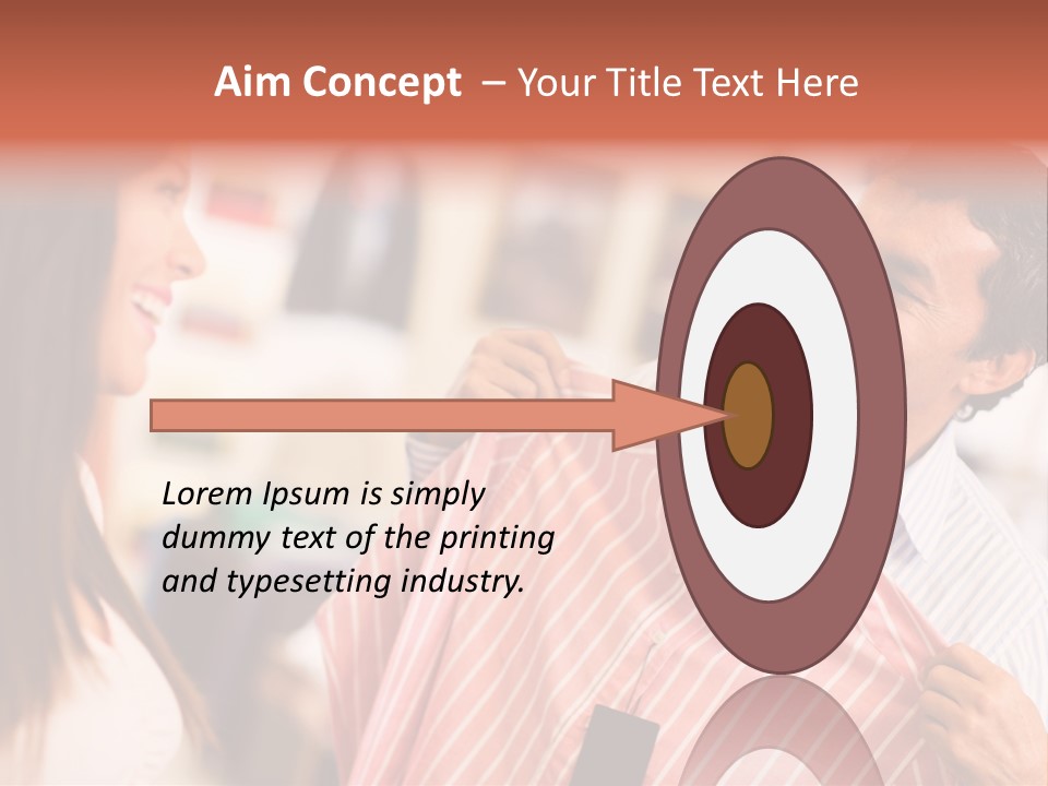 Husband Try Shopper PowerPoint Template