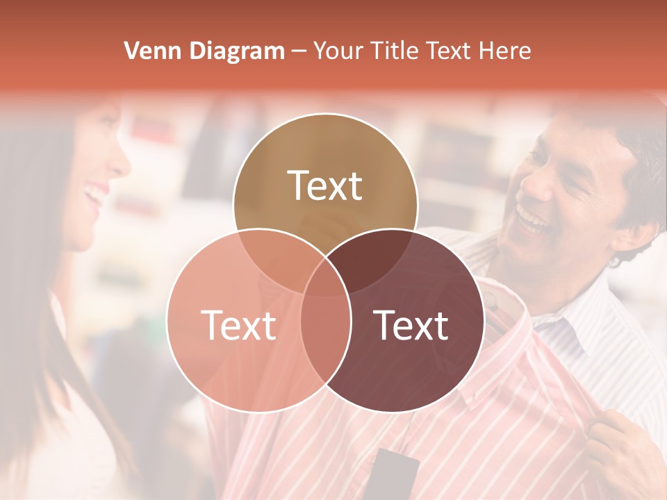 Husband Try Shopper PowerPoint Template