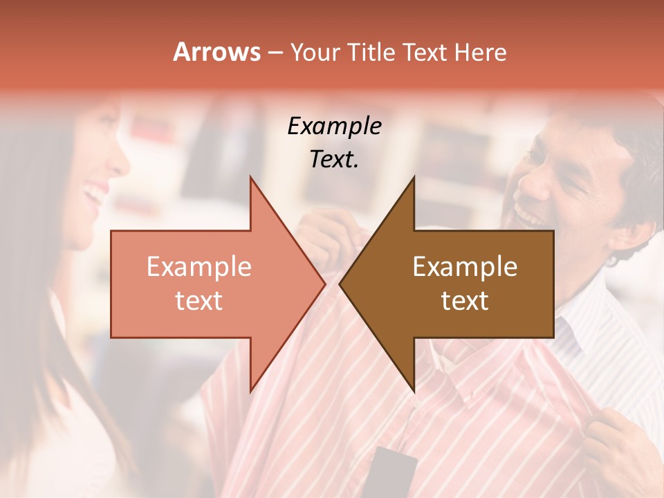 Husband Try Shopper PowerPoint Template