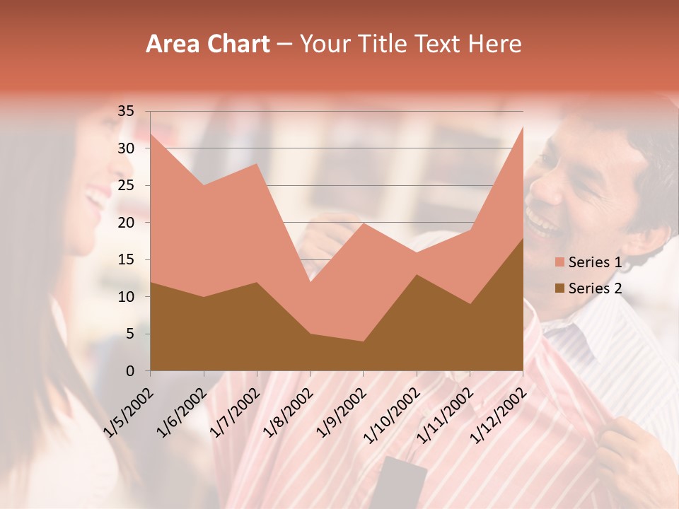 Husband Try Shopper PowerPoint Template