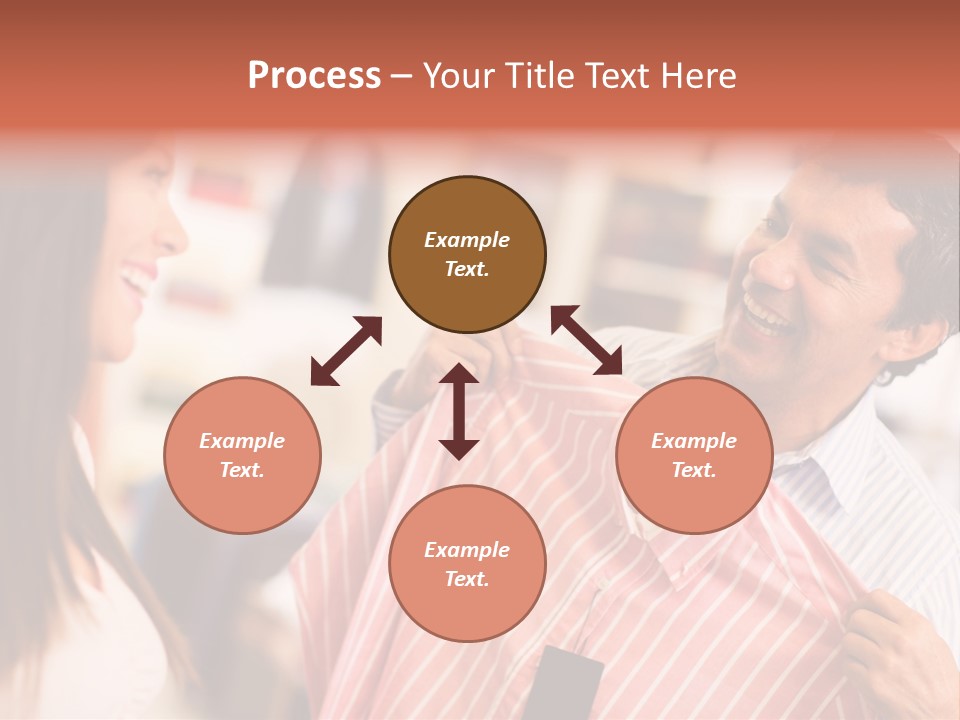 Husband Try Shopper PowerPoint Template