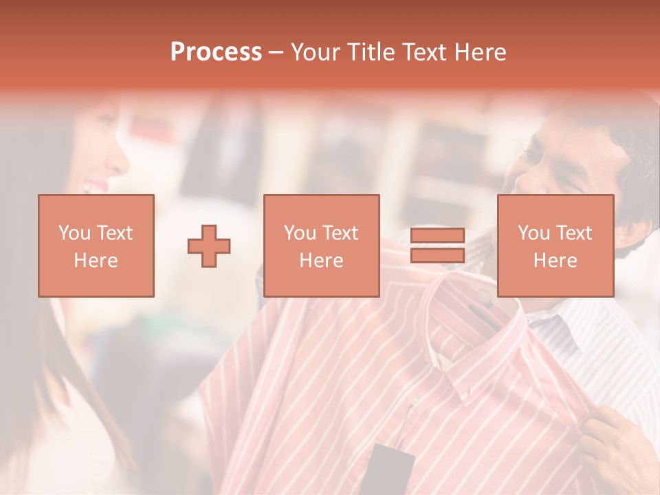 Husband Try Shopper PowerPoint Template