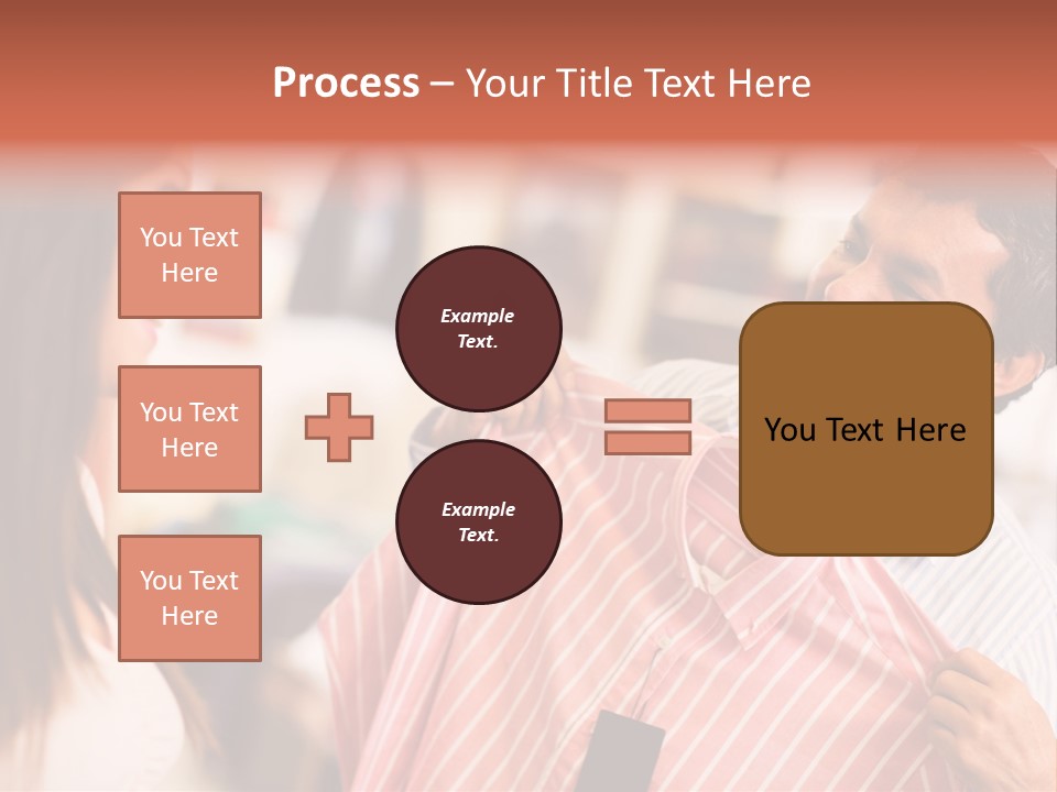 Husband Try Shopper PowerPoint Template