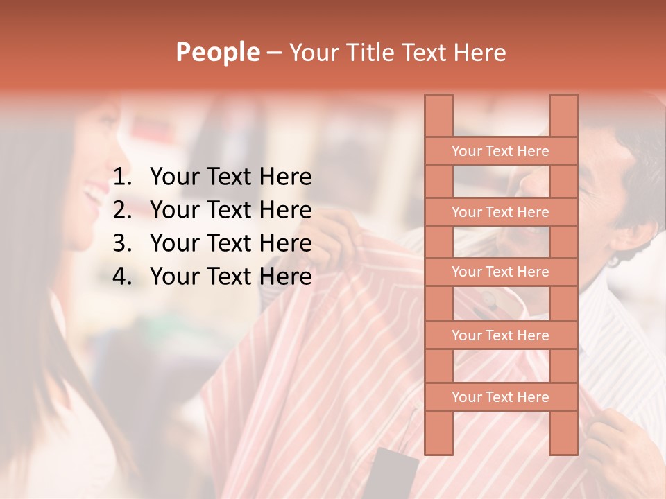Husband Try Shopper PowerPoint Template